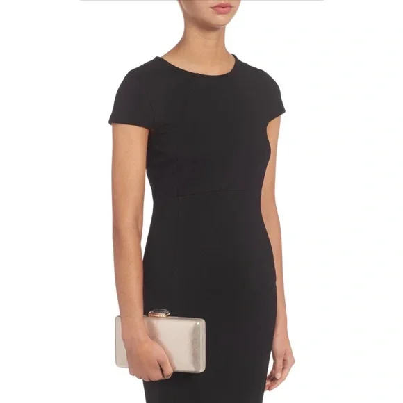 NWT Nordstrom Metallic Box Clutch - Picture 3 of 9